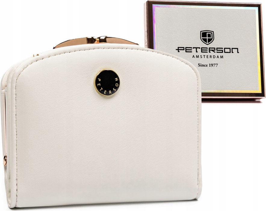 Peterson bílá malá peněženka Y645 PTN 1830-F8 Velikost: ONE SIZE