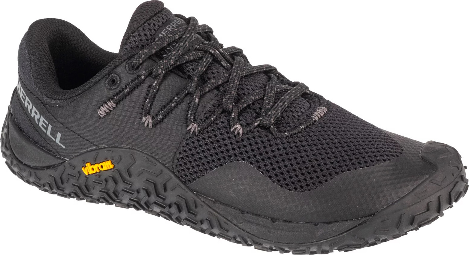 ČERNÉ BĚŽECKÉ BAREFOOT BOTY MERRELL TRAIL GLOVE 7 J037336 Velikost: 39