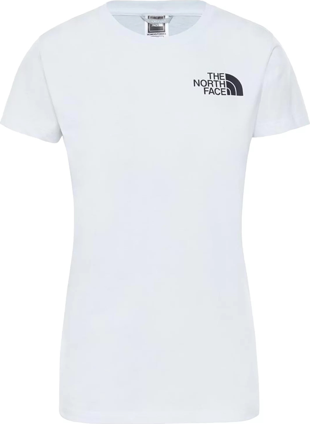 Bílé bavlněné tričko The North Face W Half Dome Tee NF0A4M8QFN4 Velikost: M