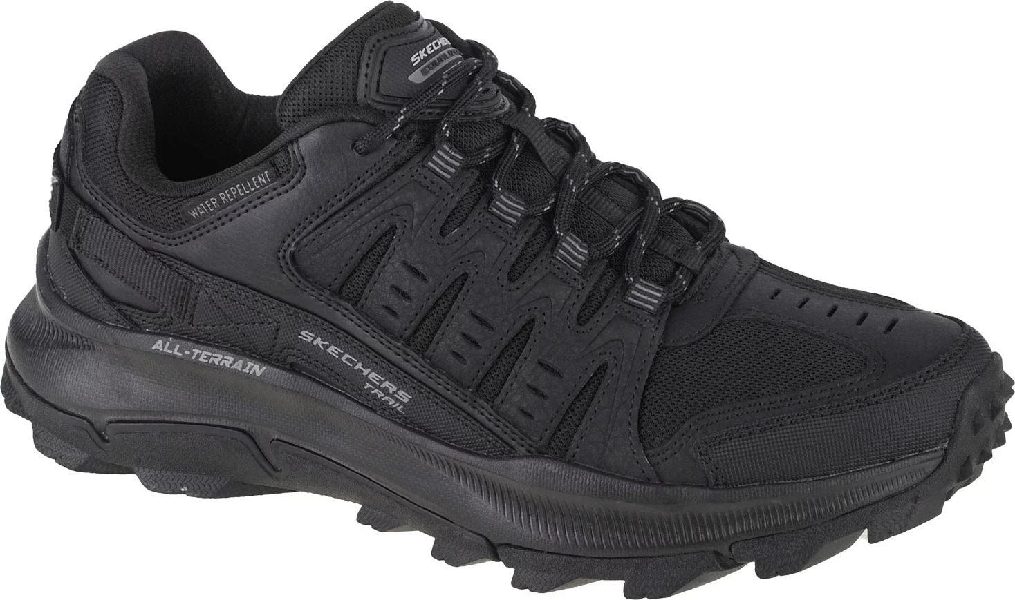 ČERNÉ PÁNSKÉ BOTY SKECHERS EQUALIZER 5.0 TRAIL - SOLIX 237501-BBK Velikost: 43