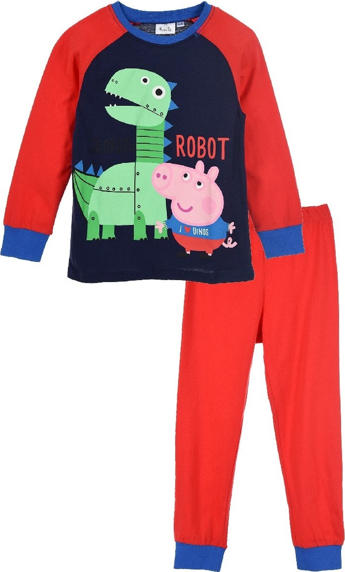 Červeno-modré pyžamo pro kluky Peppa George Velikost: 116
