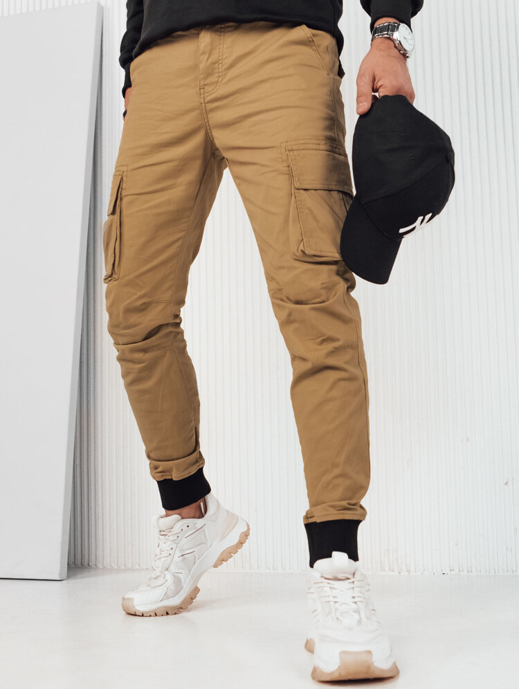 Hnědé pánské cargo kalhoty UX4176 Velikost: L