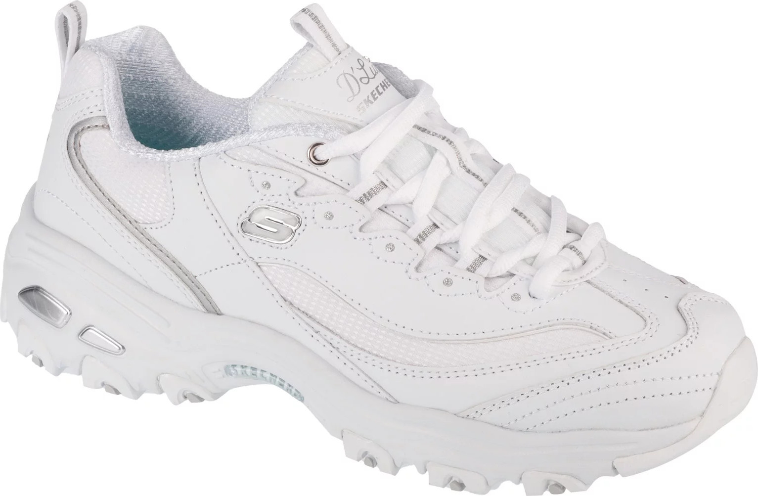 BÍLÉ TENISKY NA PLATFORMĚ SKECHERS D\'LITES - ENDLESS DREAM 13151-WSL Velikost: 36