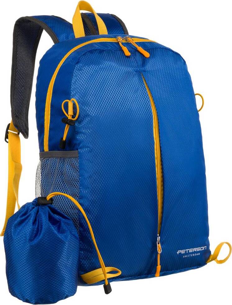 Peterson modrý turistický voděodolný batoh PTN 23006 Velikost: ONE SIZE