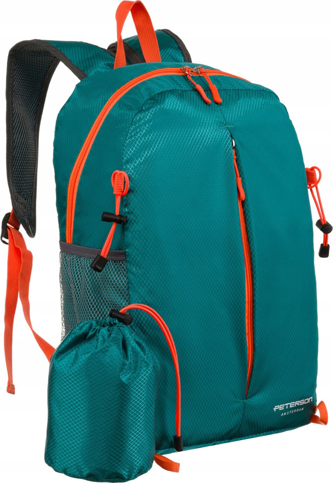 Peterson tyrkysový turistický voděodolný batoh PTN 23006 Velikost: ONE SIZE