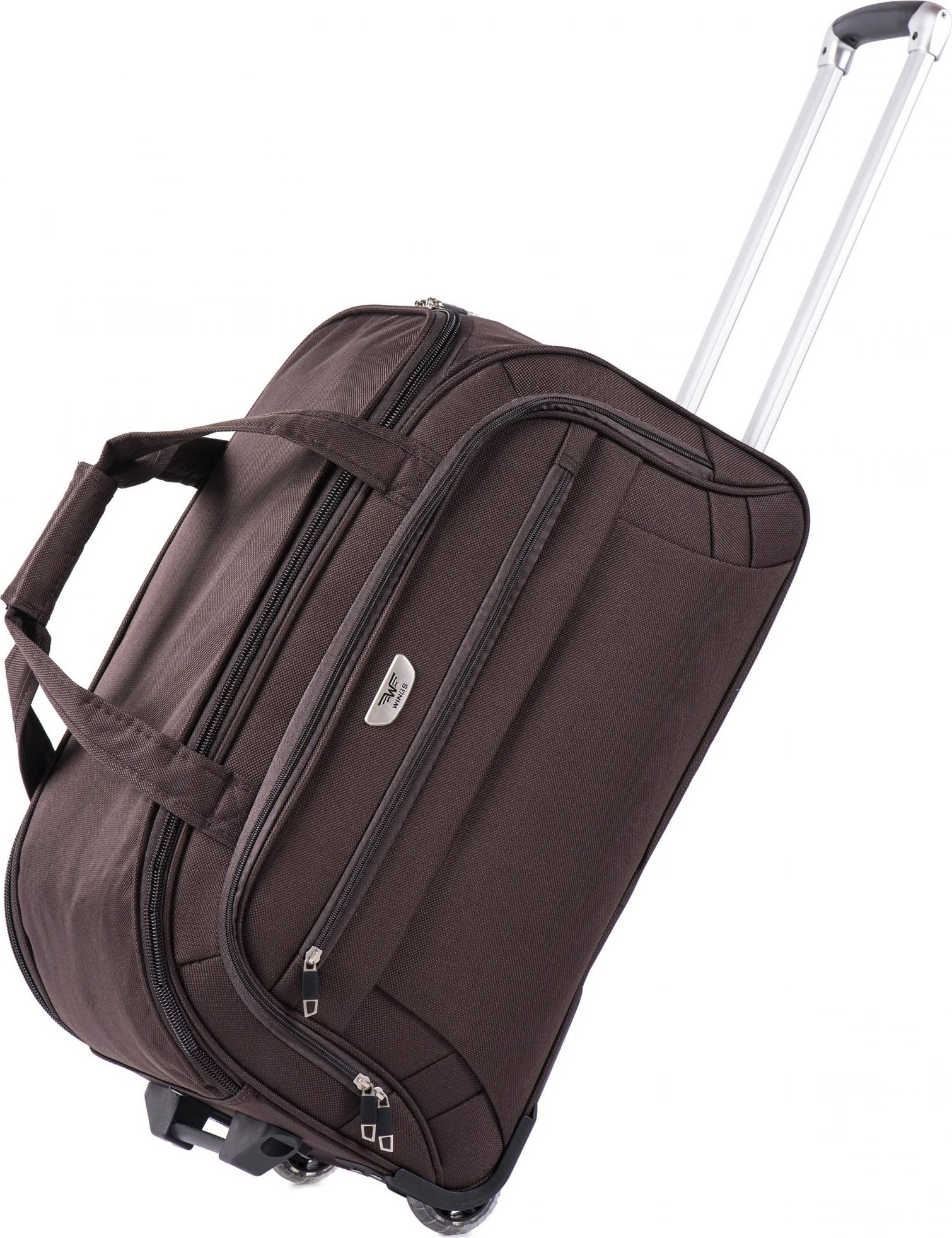 Hnědá cestovní taška na kolečkách vel. M C1109, M, Coffee Velikost: M