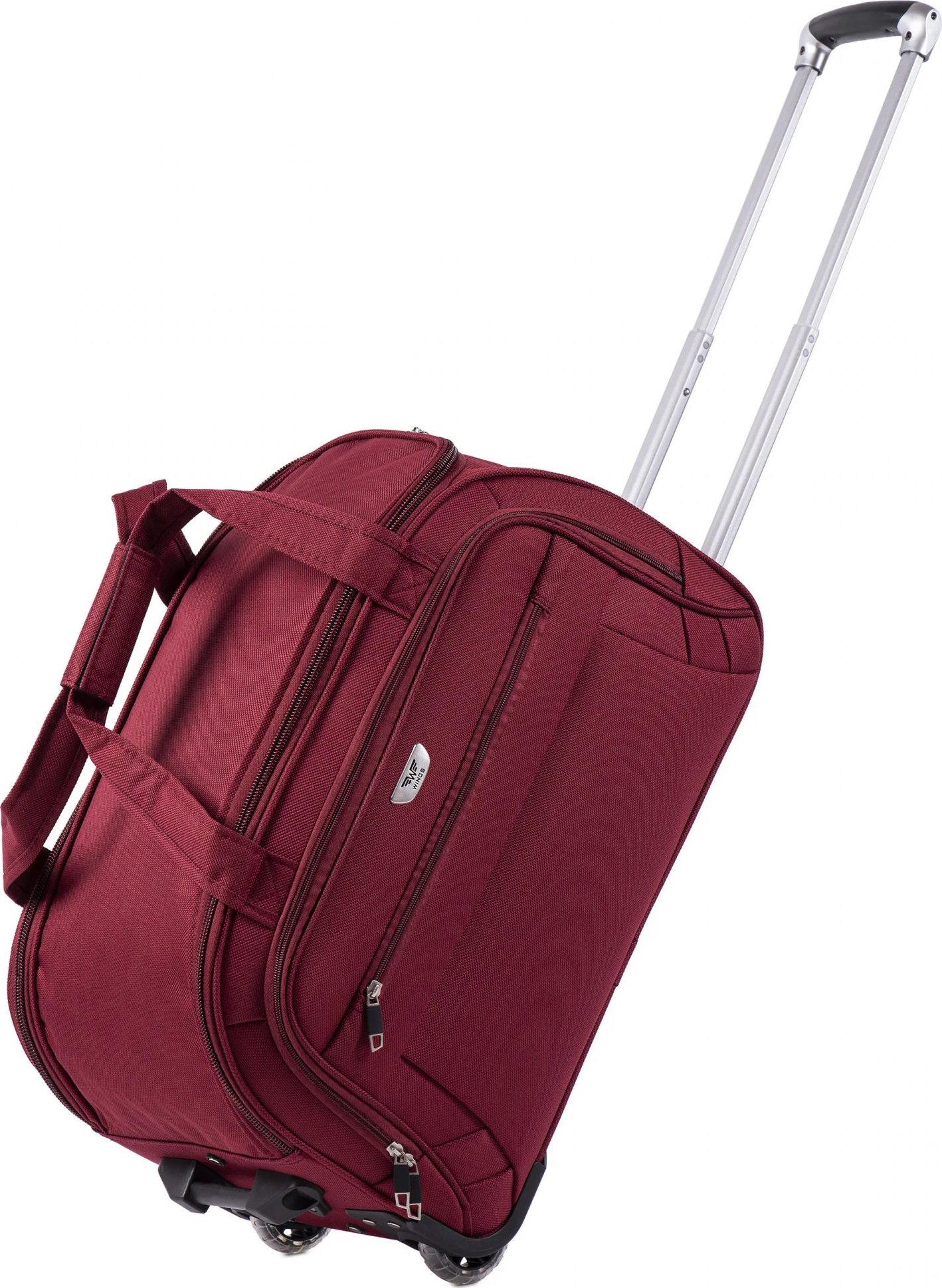 Vínová cestovní taška na kolečkách vel. S C1109, S, Dark Red Velikost: S