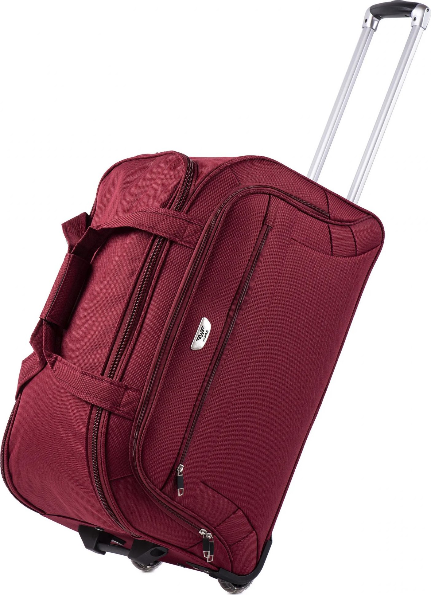 Vínová cestovní taška na kolečkách vel. L C1109, L, Dark Red Velikost: L
