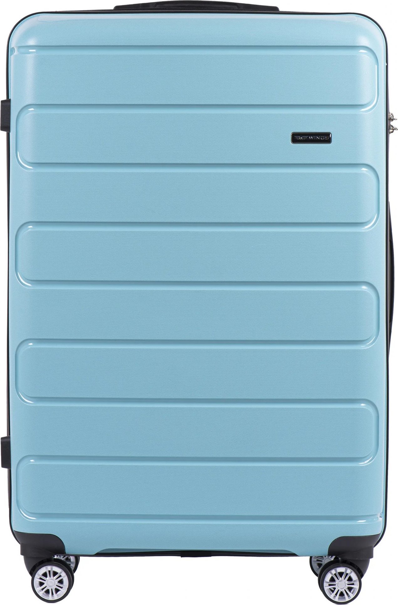 Světle modrý kufr vel. L s TSA zámkem IBIS DQ181-03, Macaron Blue Velikost: L