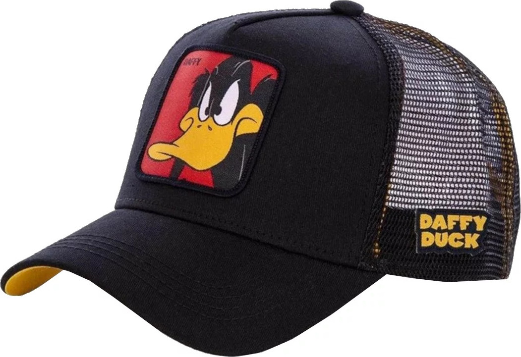 ČERNÁ KŠILTOVKA CAPSLAB LOONEY TUNES DAFFY DUCK CAP CL-LOO-1-DAF1 Velikost: ONE SIZE