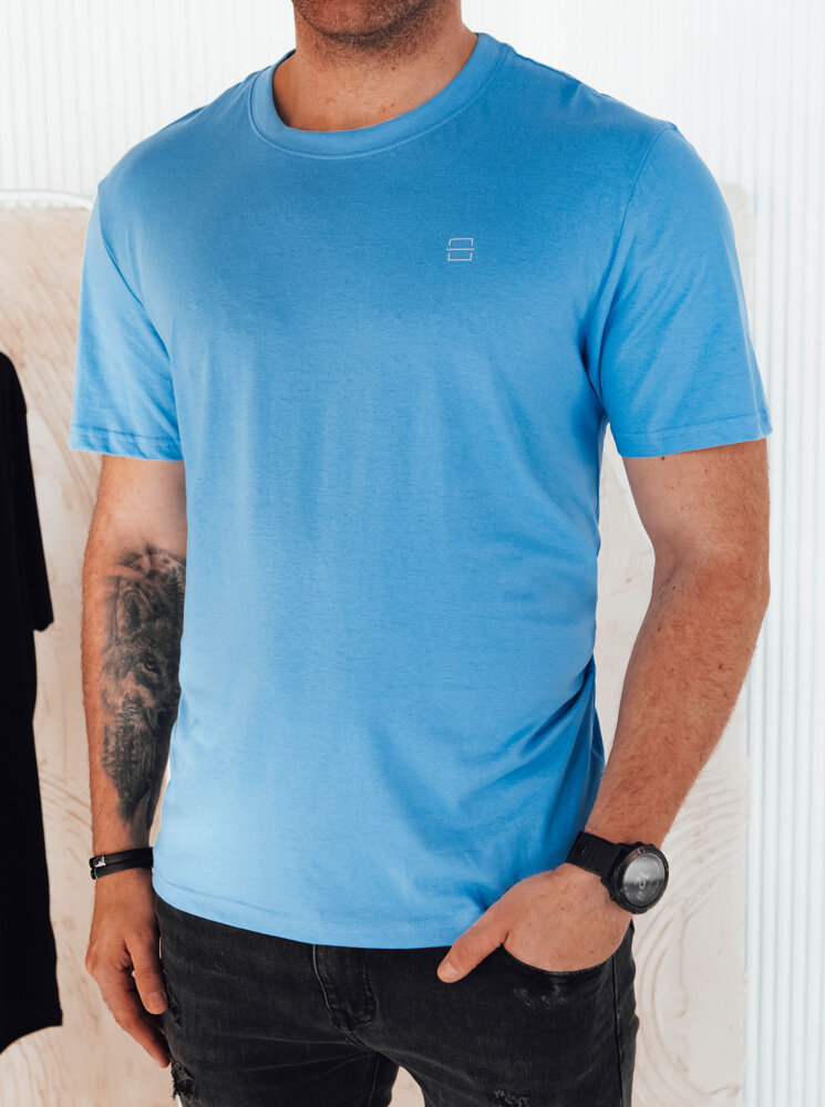 Světle modré tričko s drobným potiskem RX5469 Velikost: XL
