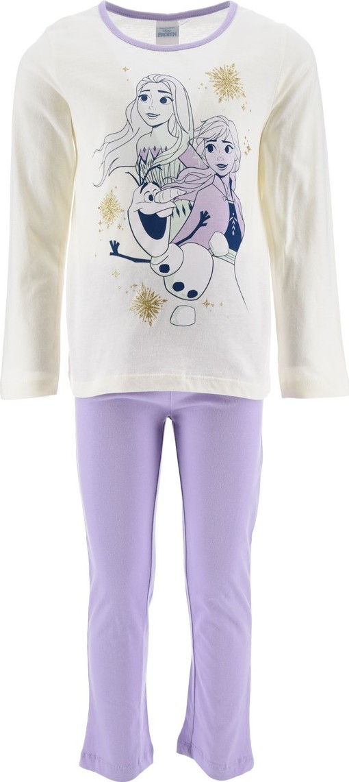 Smetanovo-fialové dívčí pyžamo Disney - Frozen Velikost: 116