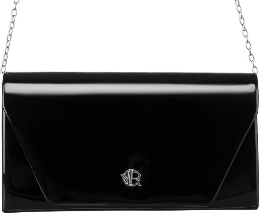 Rovicky černé lesklé elegantní psaníčko R-XS006 Velikost: ONE SIZE
