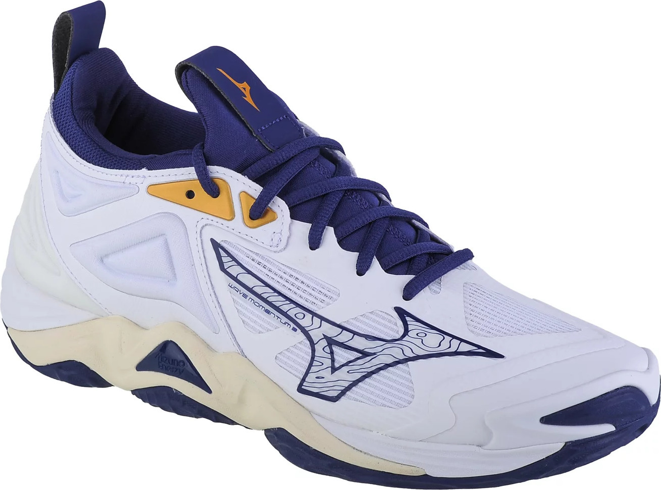 Bílo-modré pánské tenisky Mizuno Wave Momentum 3 V1GA231243 Velikost: 47