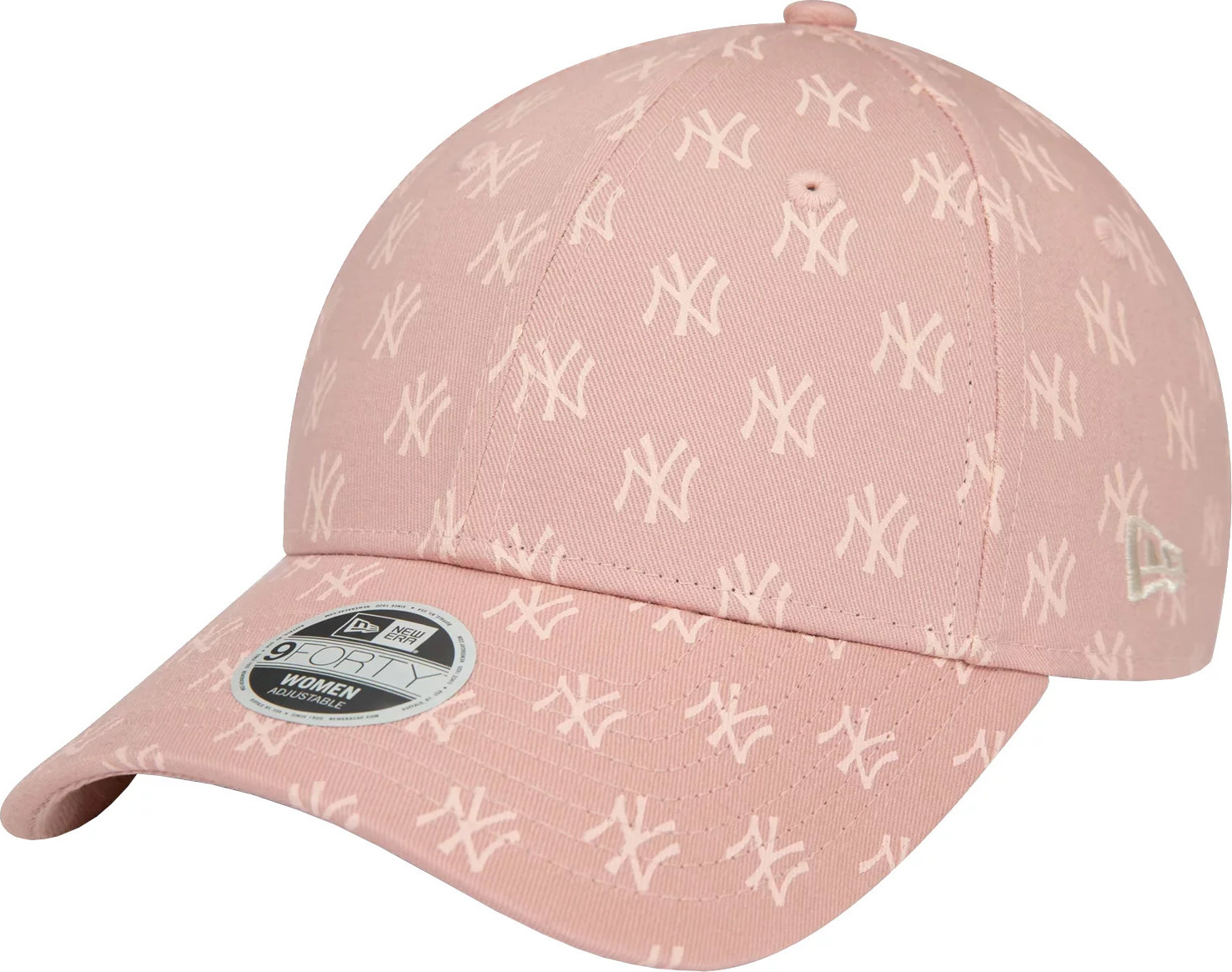 PUDROVÁ DÁMSKÁ KŠILTOVKA NEW ERA WMNS MONOGRAM 9FORTY NEW YORK YANKEES CAP 60434993 Velikost: ONE SIZE