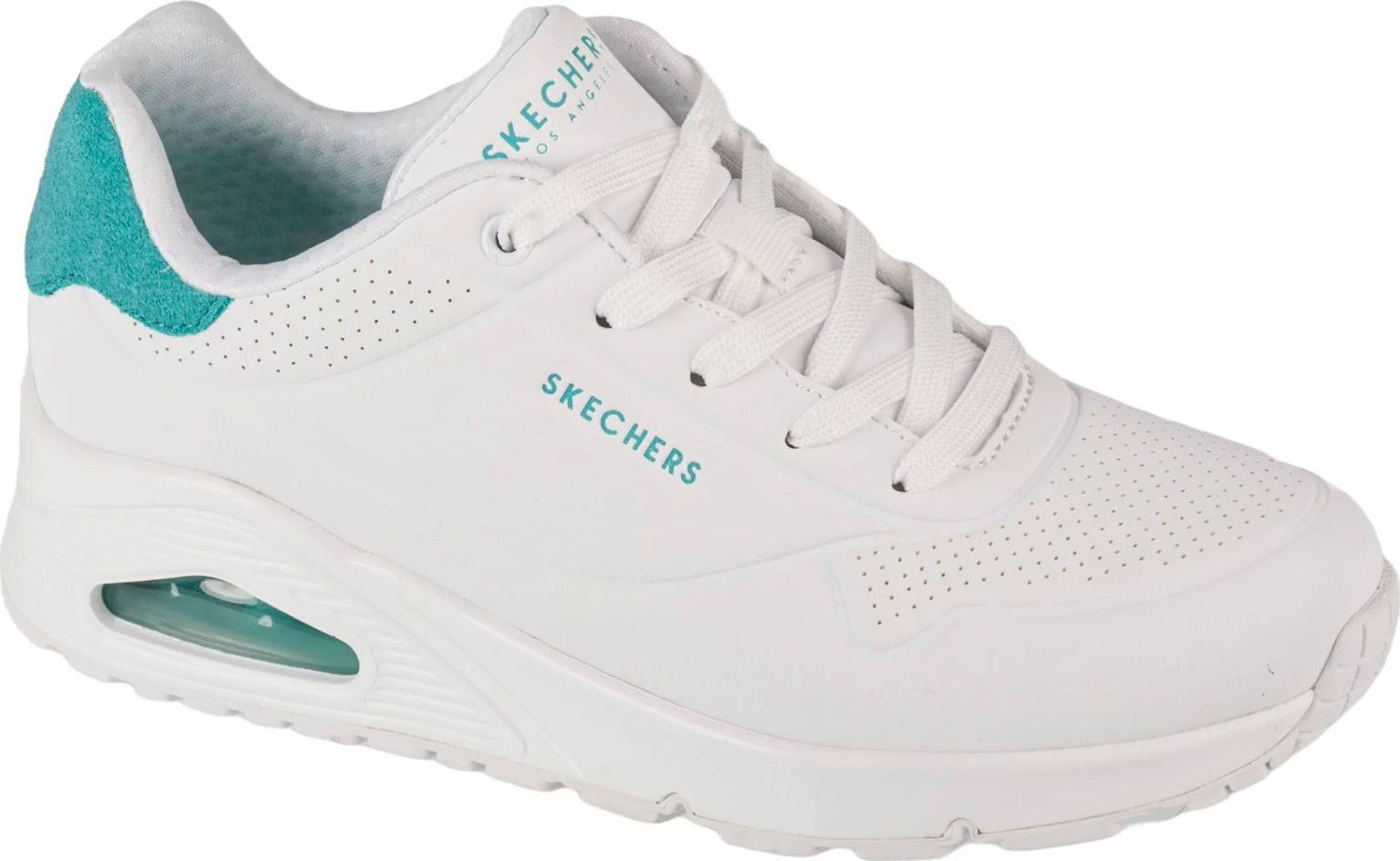 Bílé dámské tenisky Skechers Uno - Pop Back (Velikost 35,5)