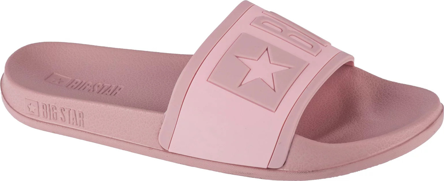 Světle růžové pantofle Big Star Slide NN274A647 Velikost: 36