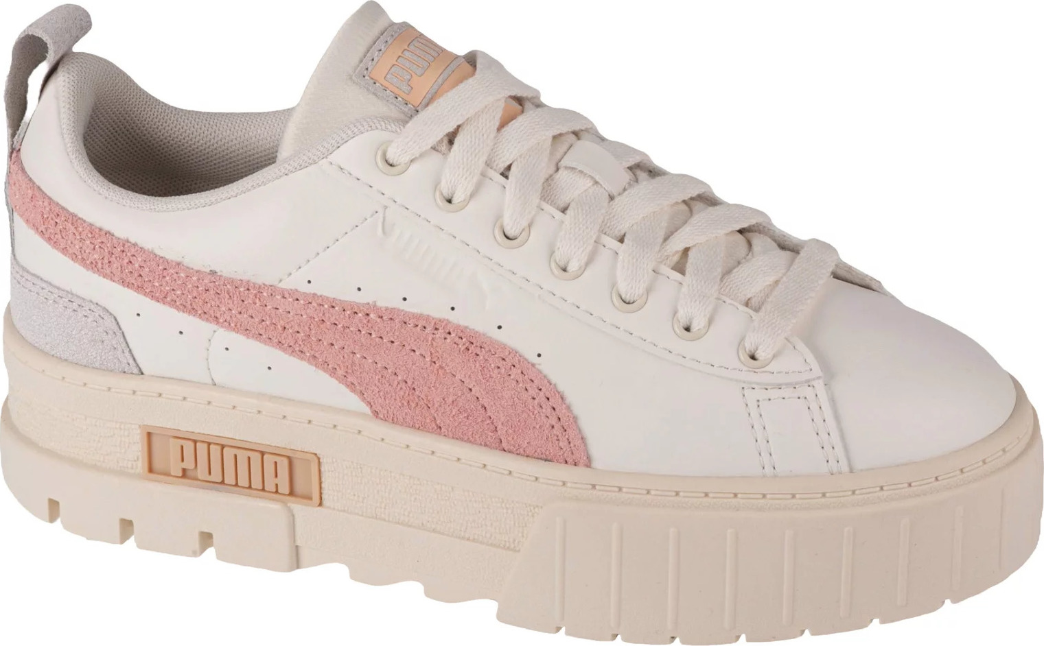 Bílé tenisky na platformě Puma Mayze Classic Wmns (Velikost 36)