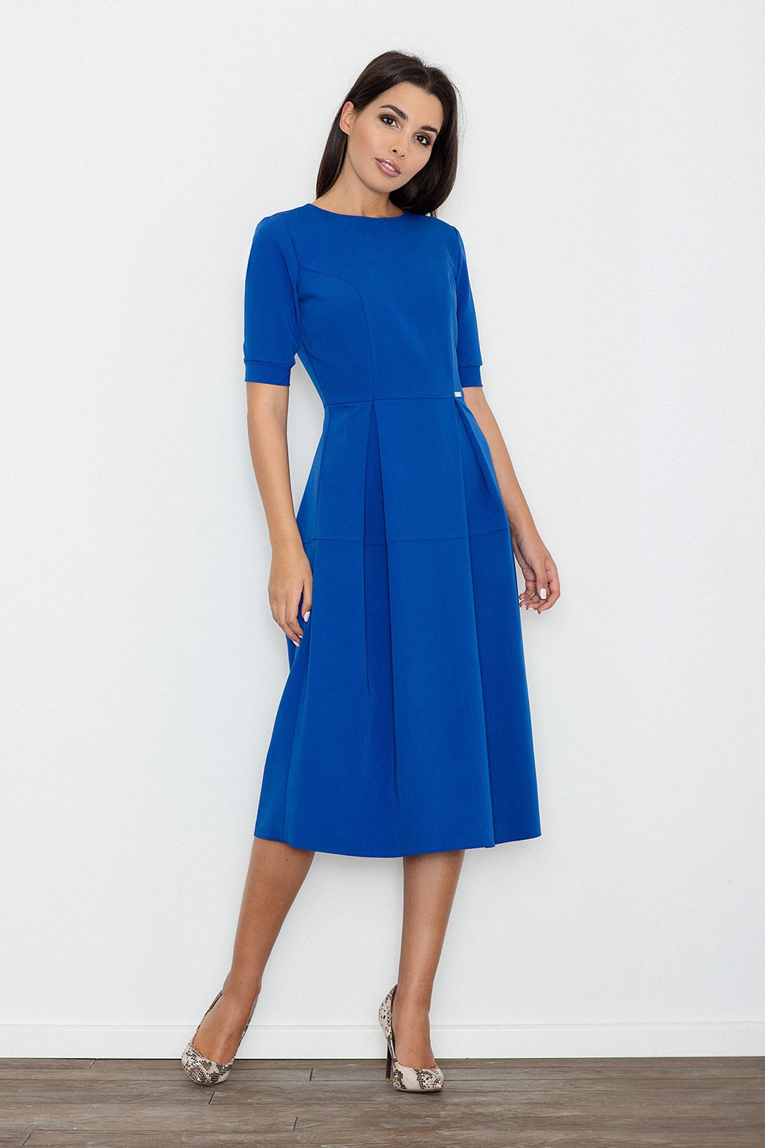 Dámské modré šaty M553 Velikost: L