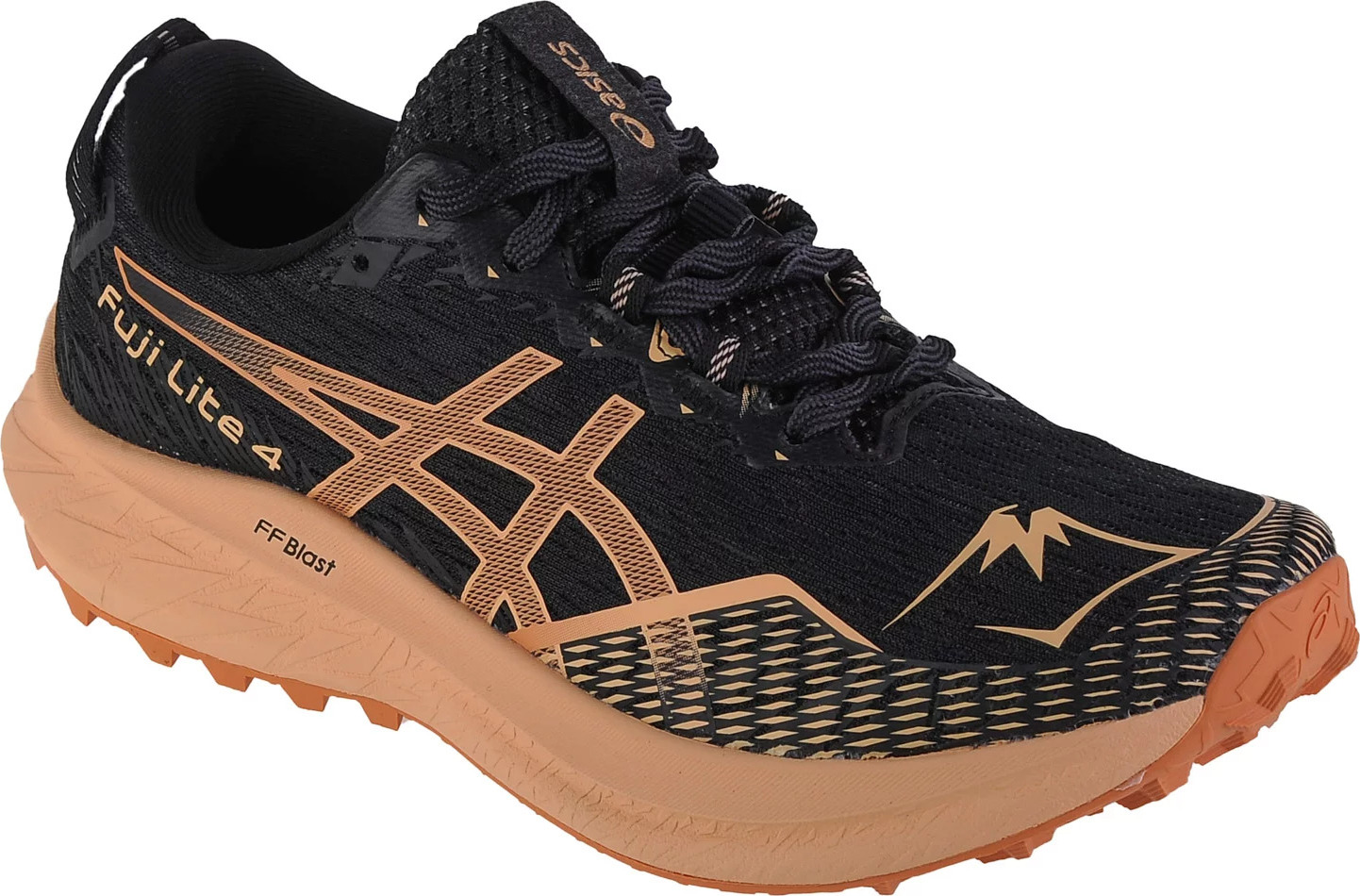 ČERNÉ BĚŽECKÉ TENISKY ASICS FUJI LITE 4 1012B514-001 Velikost: 38