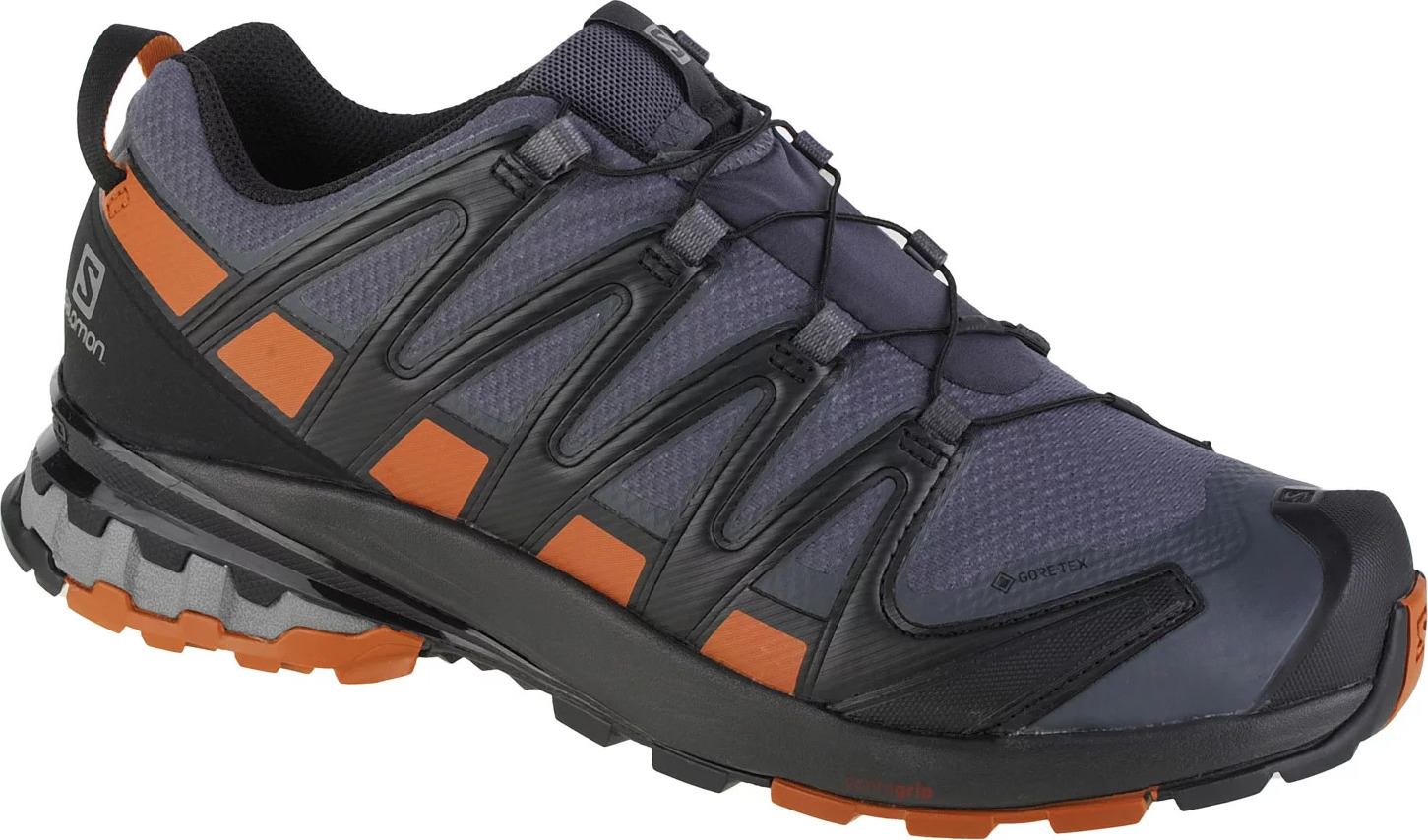Tmavě šedé outdoorové boty Salomon XA Pro 3D v8 GTX Wide 410428 Velikost: 44