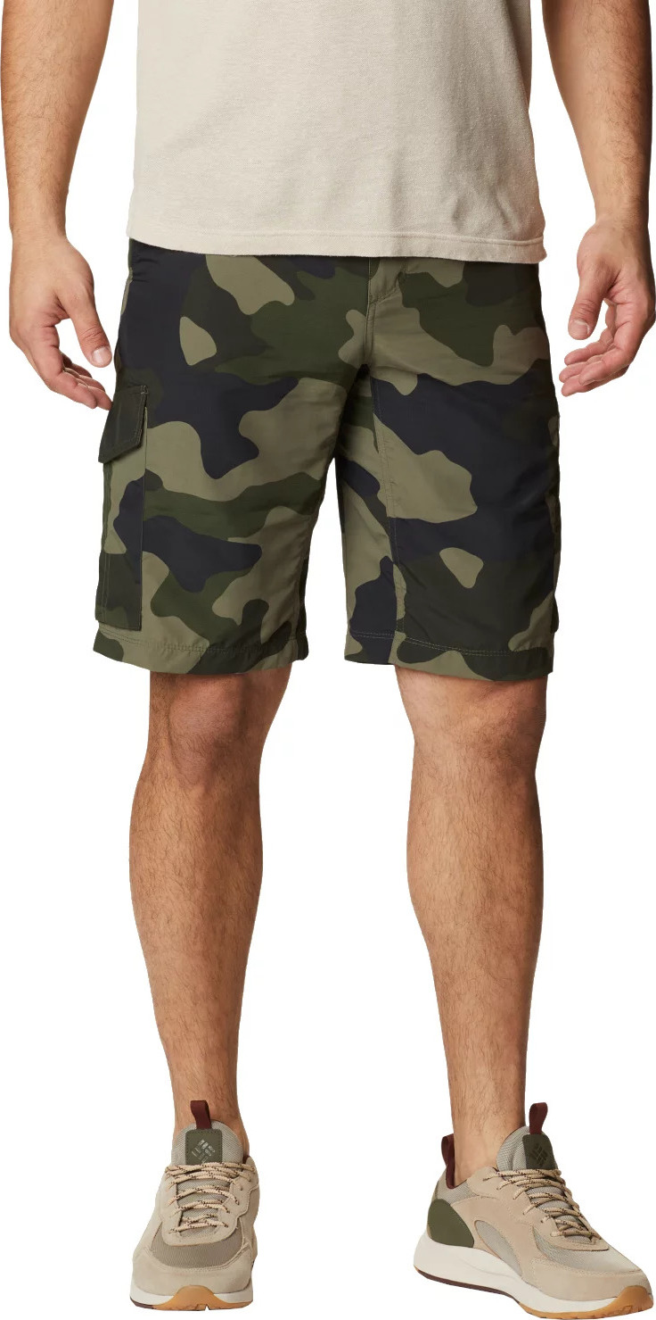 Zelené maskáčové kraťasy Columbia Silver Ridge Printed Cargo Short 1587033397 Velikost: 34