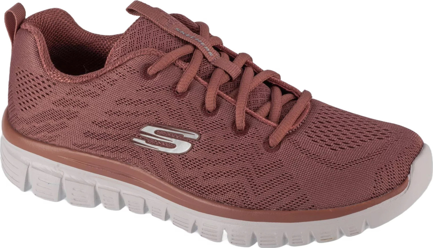 HNĚDÉ DÁMSKÉ TENISKY SKECHERS GRACEFUL - GET CONNECTED 2615-MVE Velikost: 36