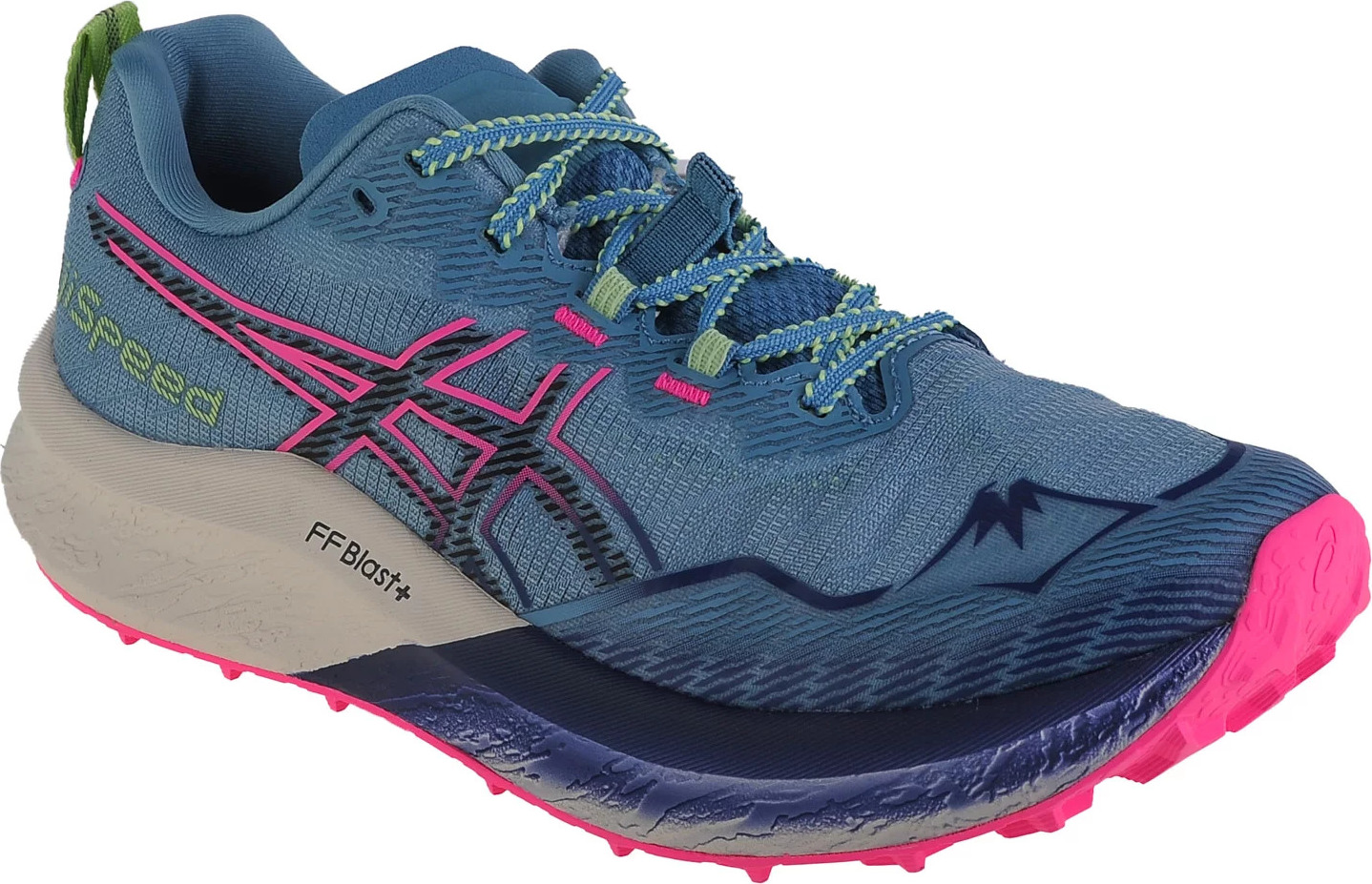 MODRÉ TRAILOVÉ BOTY ASICS FUJISPEED 2 1012B515-400 Velikost: 37.5