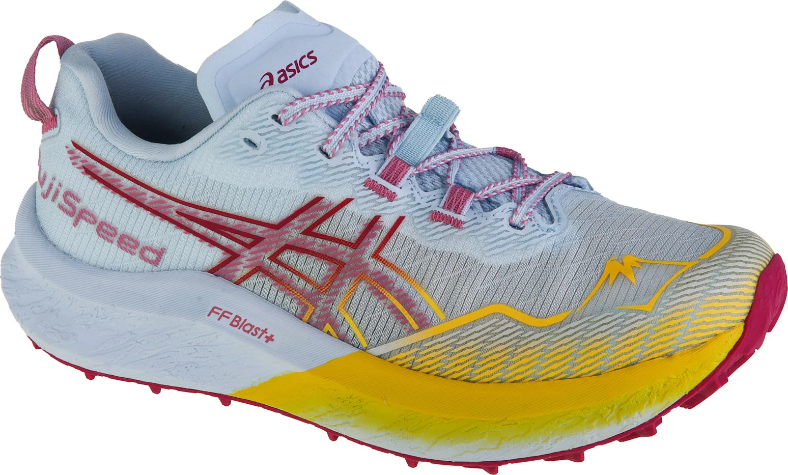 Světle modré běžecké boty ASICS Fujispeed 2 (Velikost 37)