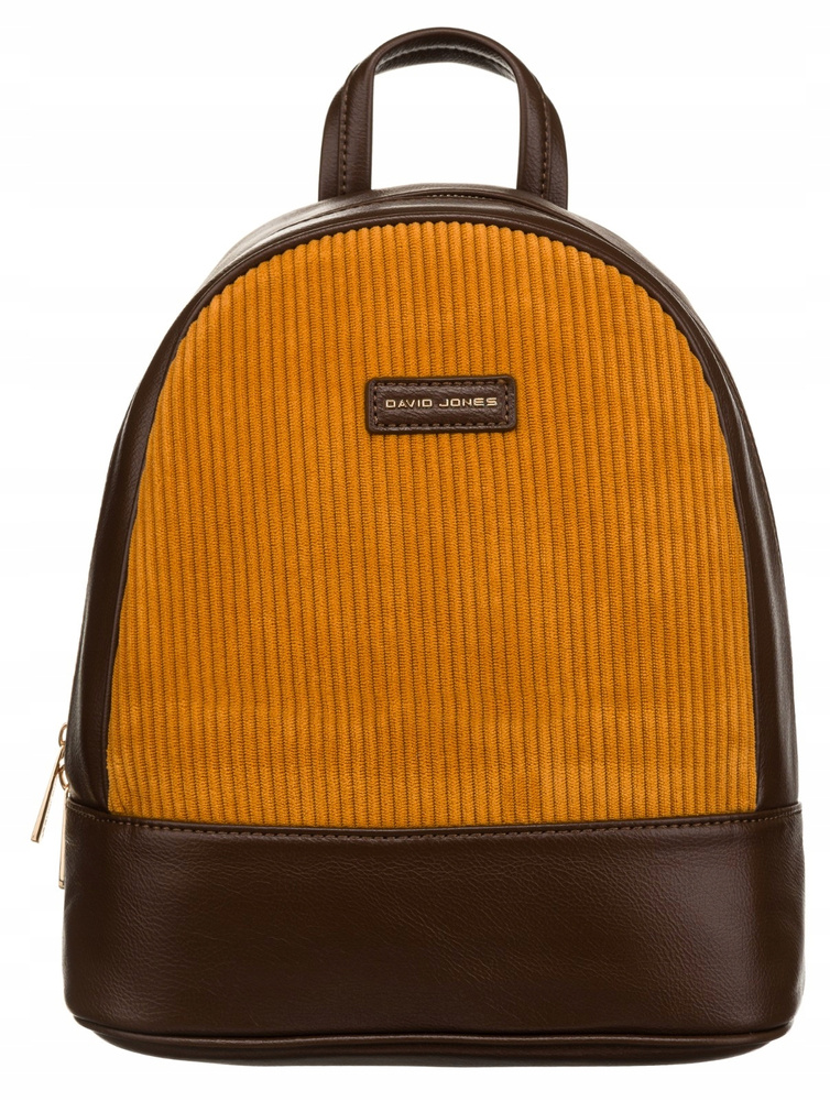 David Jones hnědo-žlutý malý stylový batoh 6877-3 Velikost: ONE SIZE