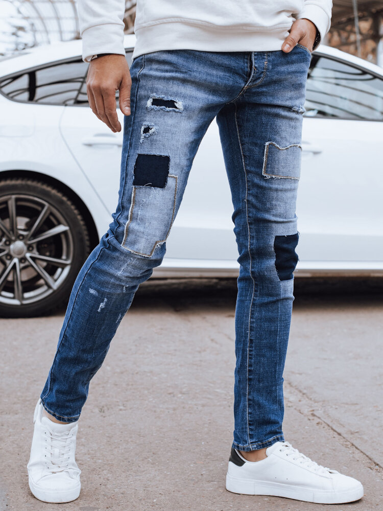 Modré džínové kalhoty UX4297 Velikost: 34