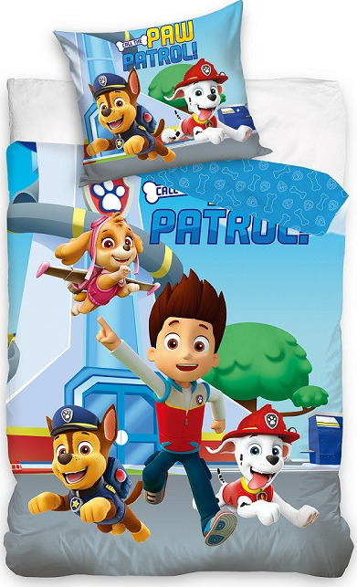 DĚTSKÉ BAREVNÉ POVLEČENÍ PAW PATROL Velikost: ONE SIZE