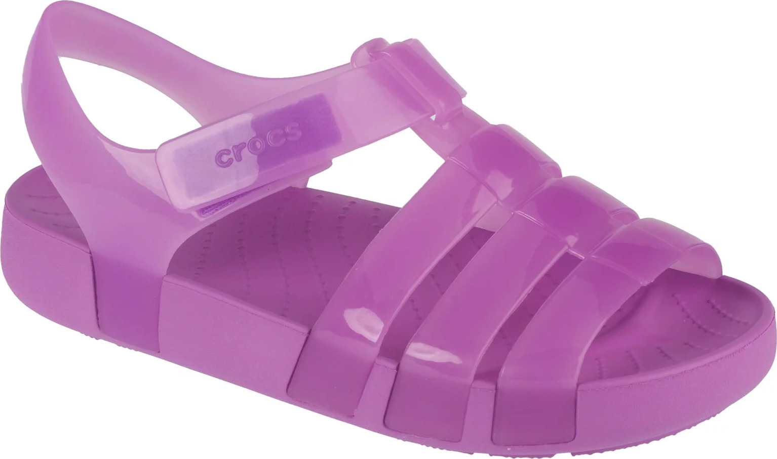 Fuchsiové dívčí sandály Crocs Isabella Jelly Kids Sandal 209837-6WQ Velikost: 30/31