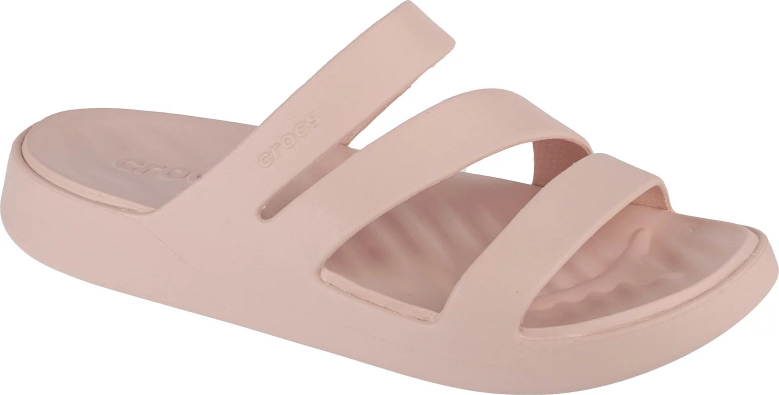 Béžové dámské nazouváky Crocs Getaway Strappy Sandal W 209587-6UR Velikost: 41/42