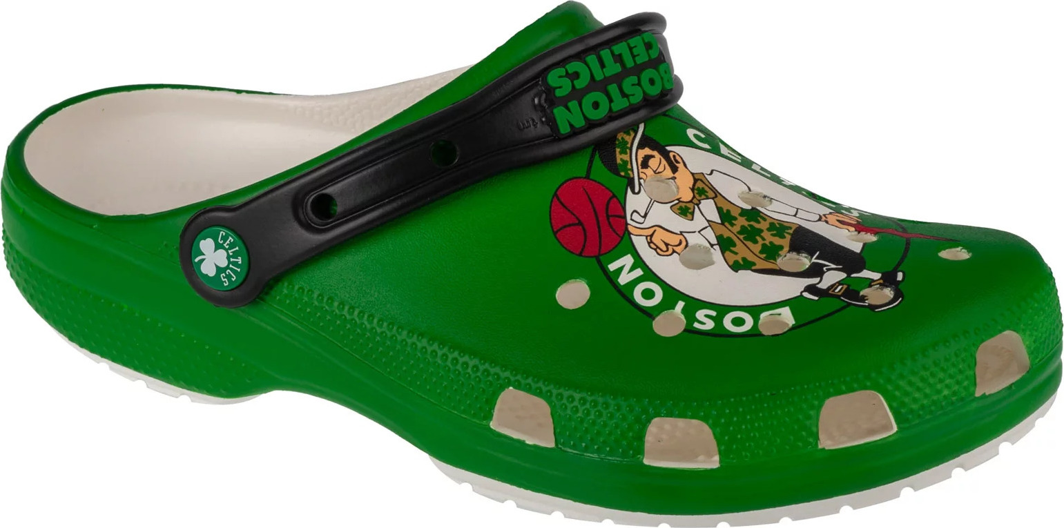 Zelené pánské nazouváky Crocs Classic NBA Boston Celtics Clog 209442-100 Velikost: 41/42