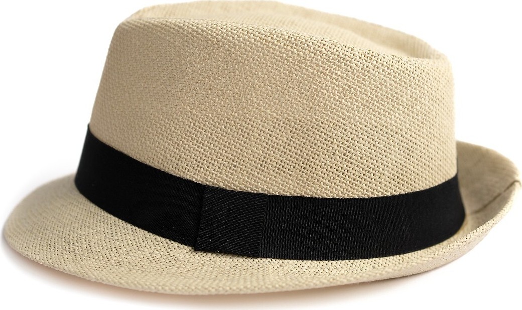 Letní klobouk s kontrastní stuhou Art Of Polo 20230 Arendo Velikost: 60 cm, Barva: Béžová