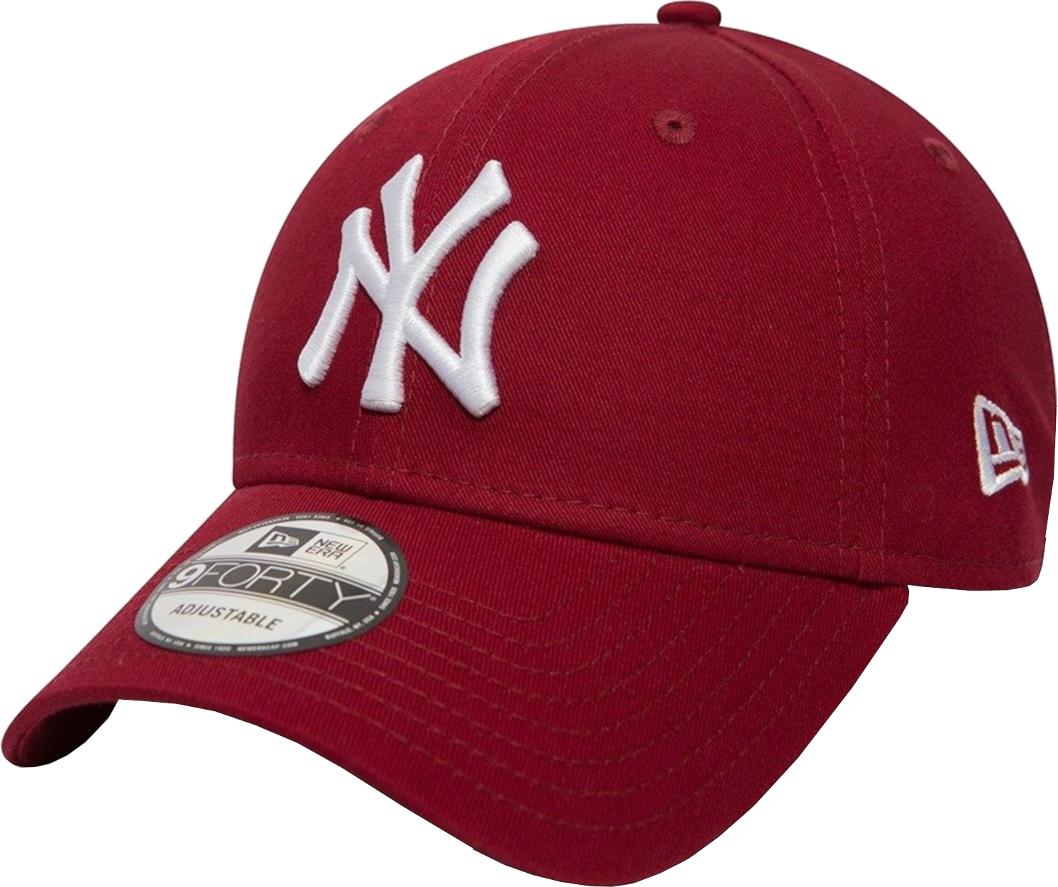 VÍNOVÁ PÁNSKÁ KŠILTOVKA NEW ERA 9FORTY NEW YORK YANKEES MLB LEAGUE ESSENTIAL CAP 80636012 Velikost: ONE SIZE
