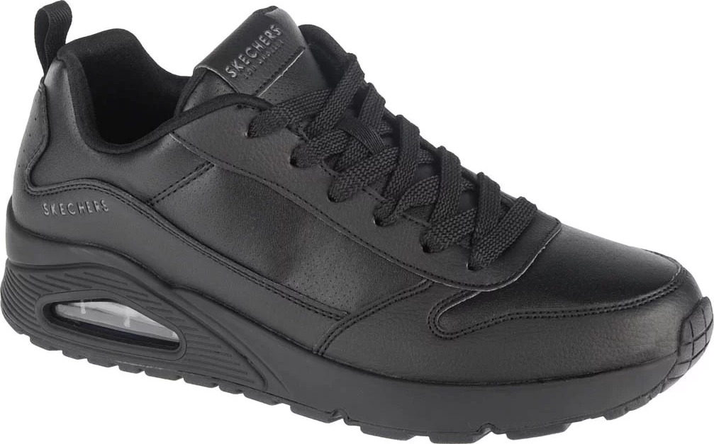 ČERNÉ PÁNSKÉ TENISKY SKECHERS UNO-HIDEAWAY 232152-BBK Velikost: 42.5