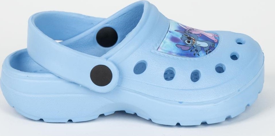 Světle modré dívčí crocs Disney - Stitch Velikost: 32/33