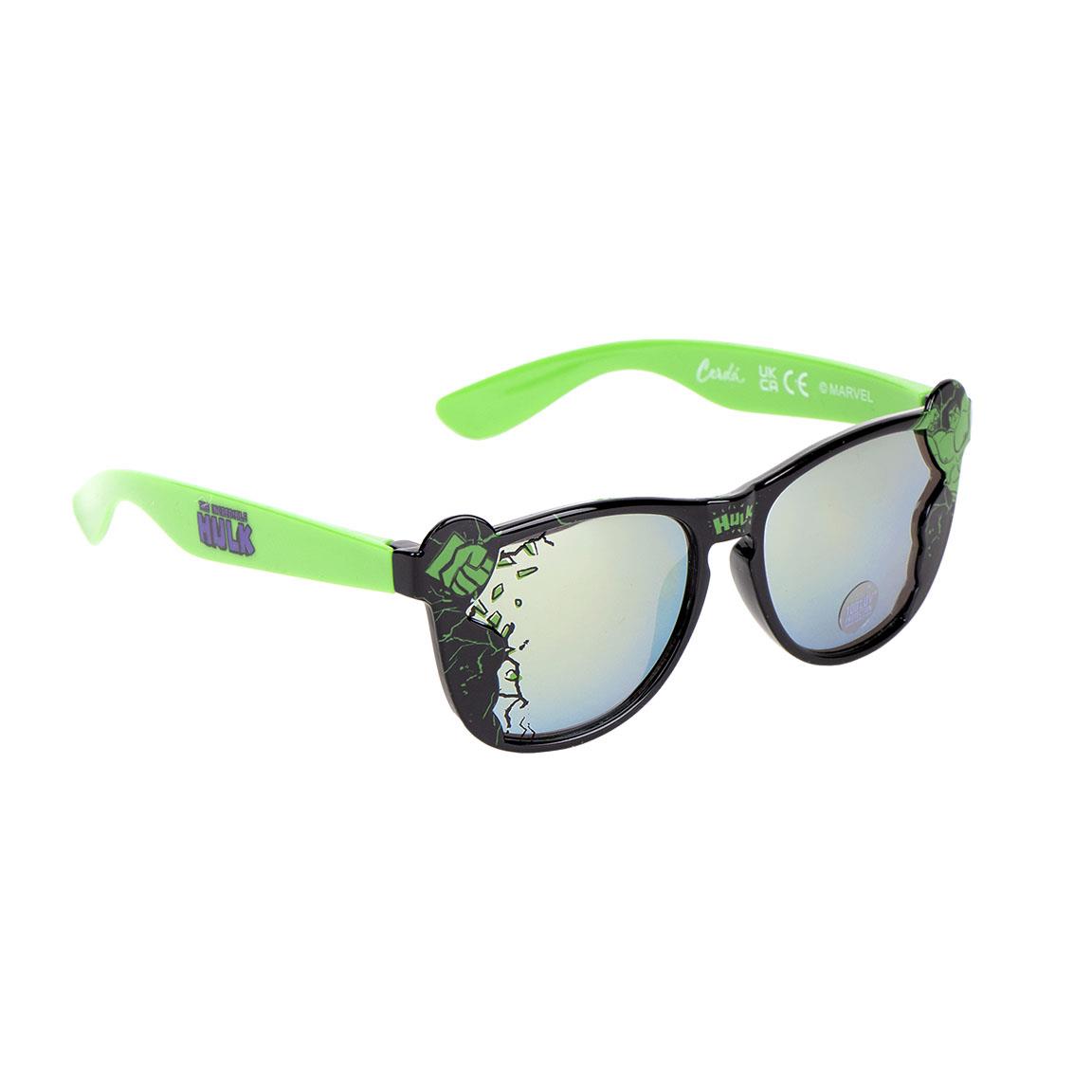 Černo-zelené chlapecké sluneční brýle Hulk Velikost: ONE SIZE