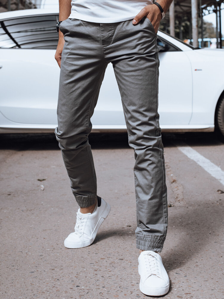 Tmavě šedé jogger kalhoty UX4192 Velikost: 30
