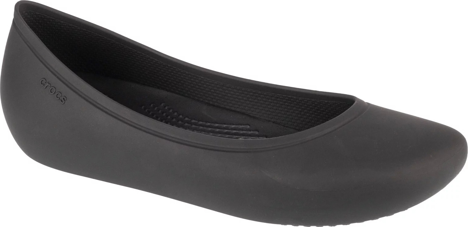 ČERNÉ DÁMSKÉ BALERÍNY CROCS BROOKLYN FLAT W 209384-001 Velikost: 38/39