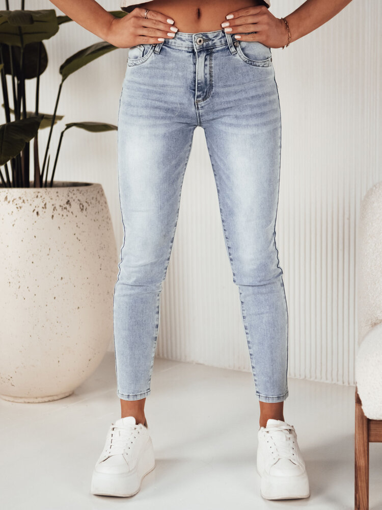 Modré dámské stylové džíny UY0848 Velikost: M