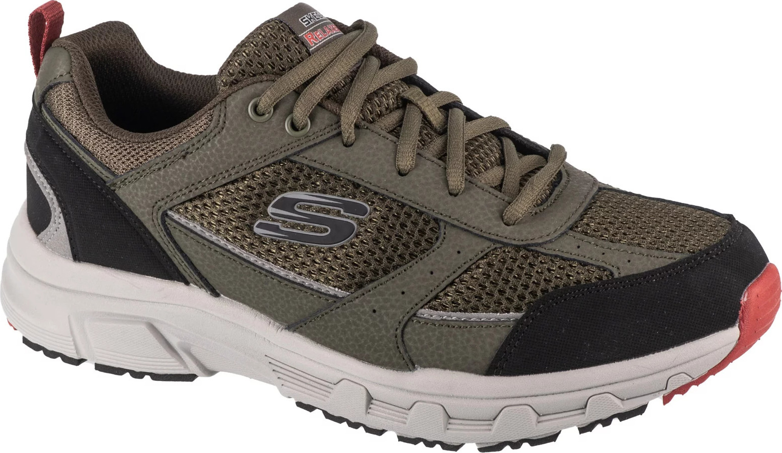 Khaki trailové boty Skechers Oak Canyon-Verketta 51898-OLBK Velikost: 43
