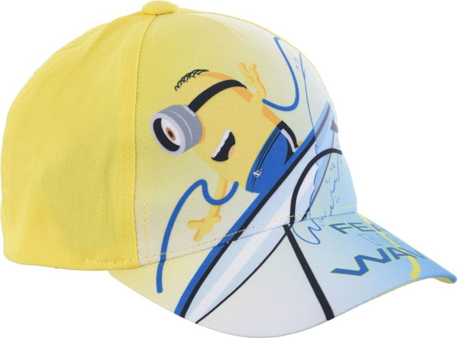 Žluto-bílá chlapecká kšiltovka Minions (Velikost 52)