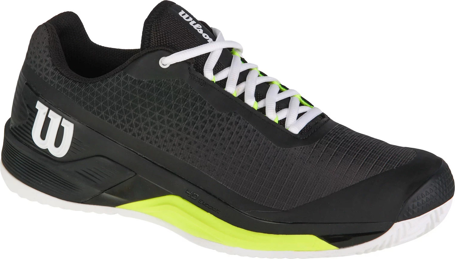 Černé pánské tenisky Wilson Rush Pro 4.0 Clay (Velikost 43 1/3)