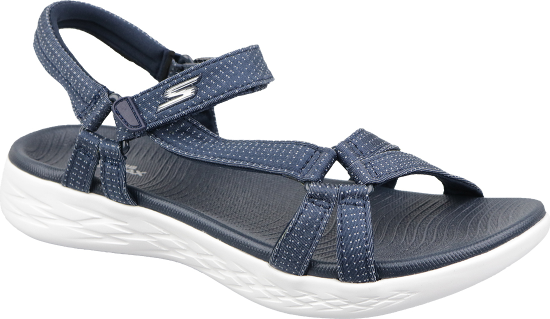Modré dámské sandály Skechers On The Go 600 (Velikost 36)