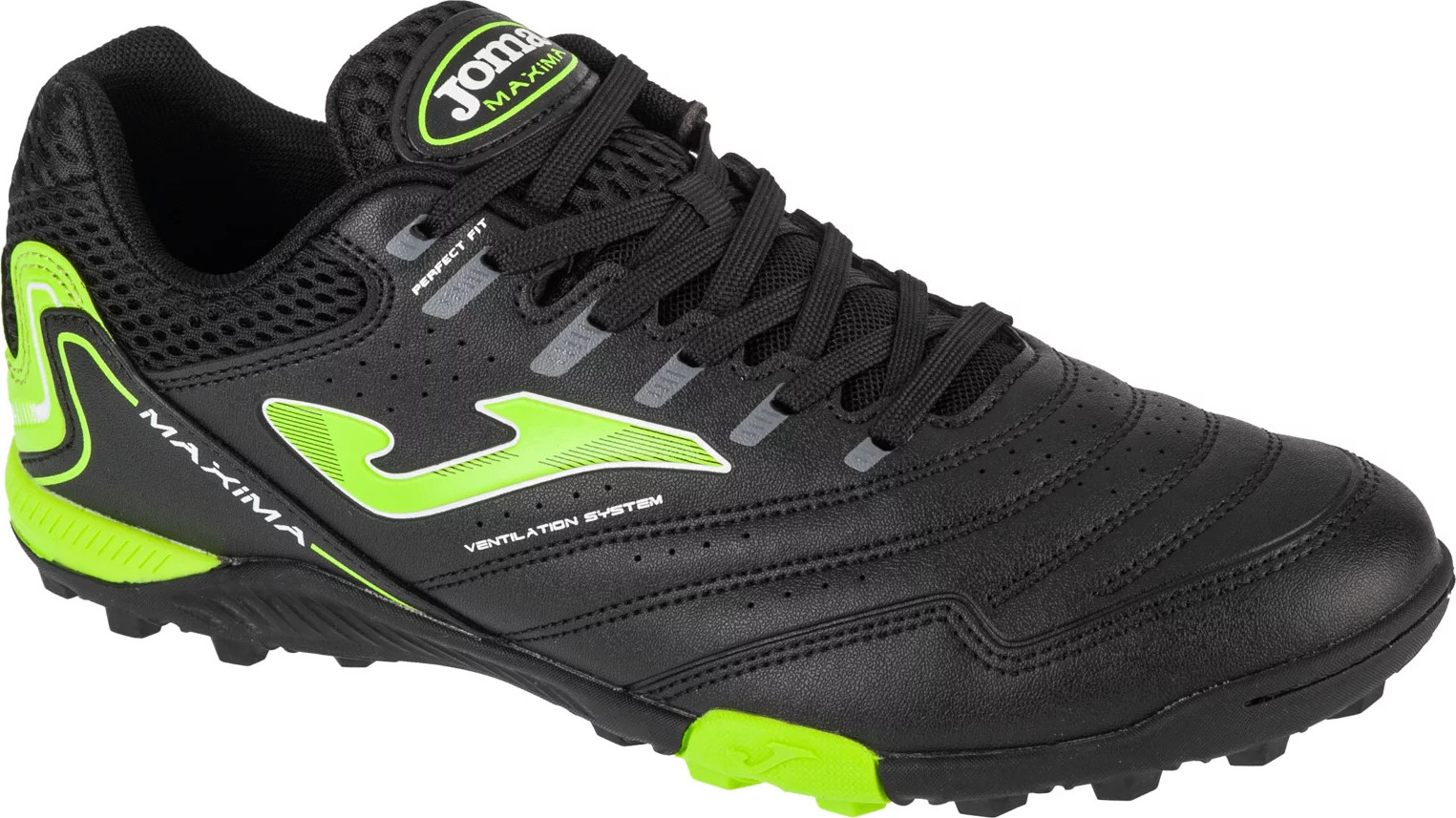 Černá fotbalová obuv Joma Maxima 2401 TF (Velikost 40)