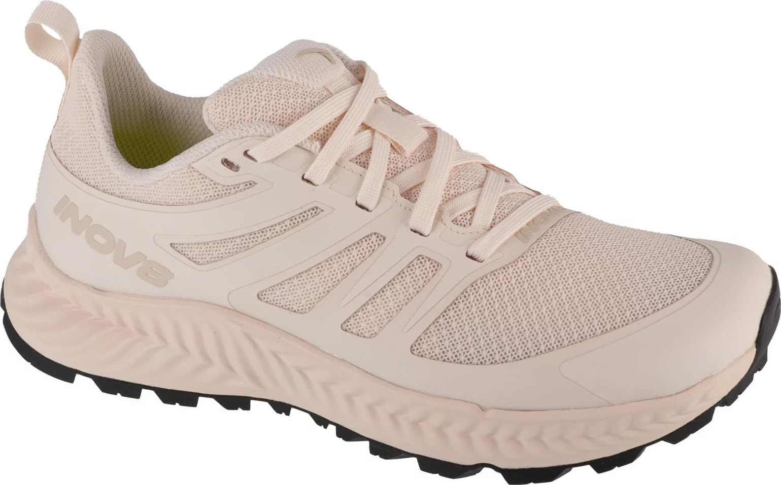 Béžové dámské běžecké boty Inov-8 Trailfly Standard W (Velikost 38)