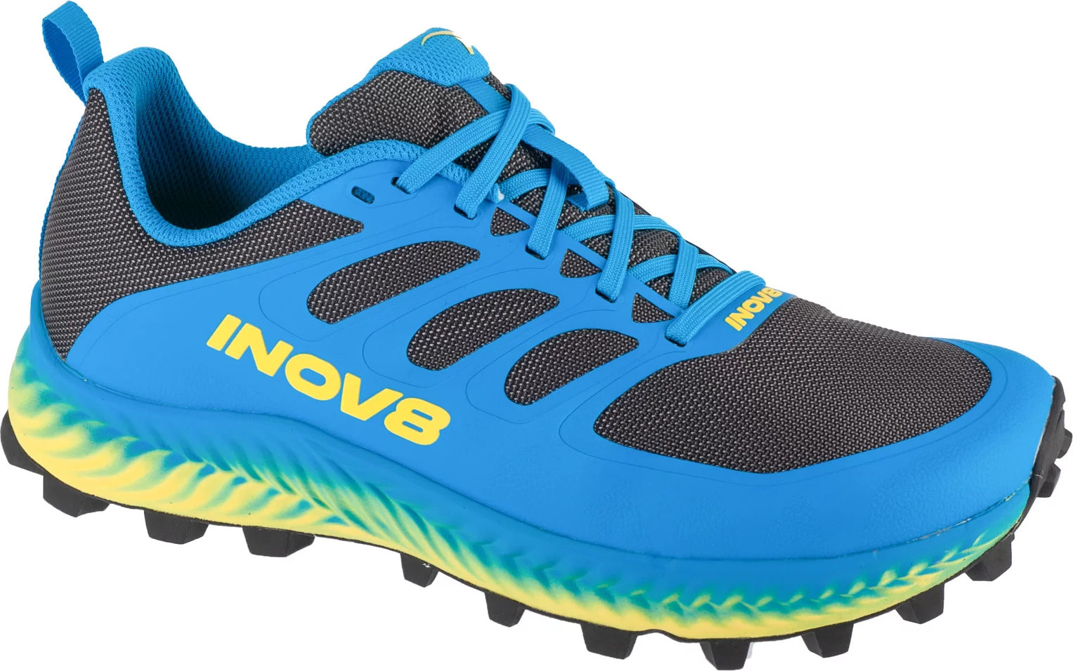Modré pánské běžecké boty Inov-8 MudTalon